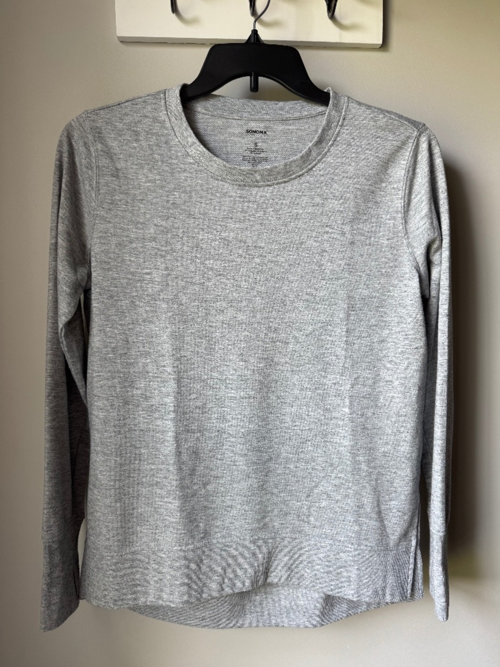 Sonoma Lightweight Split-Hem Sweatshirt